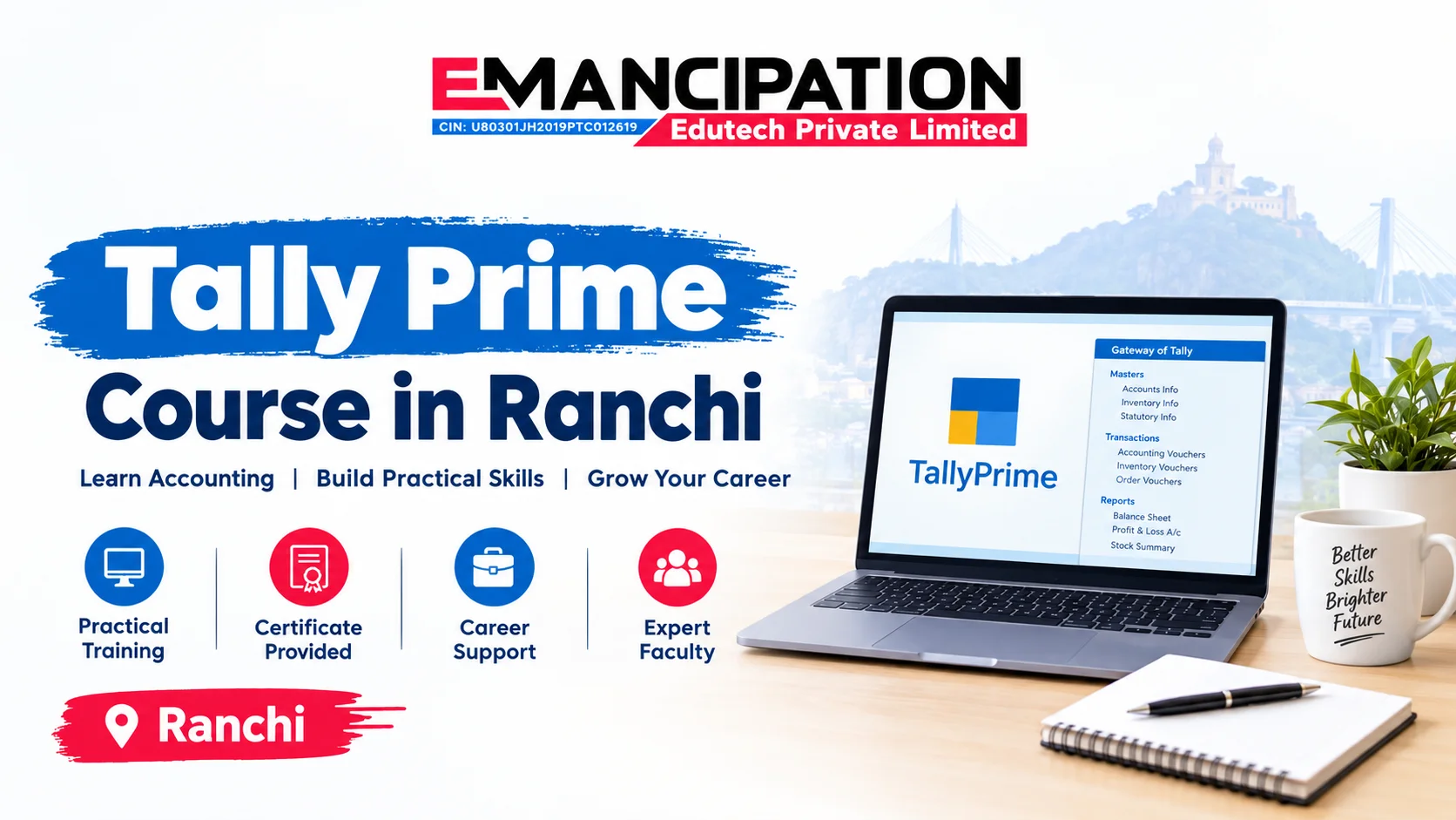 Tally Prime Course in Ranchi