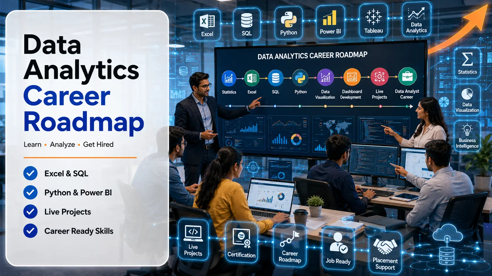Data Analytics Career Roadmap: A Complete Step-by-Step Guide