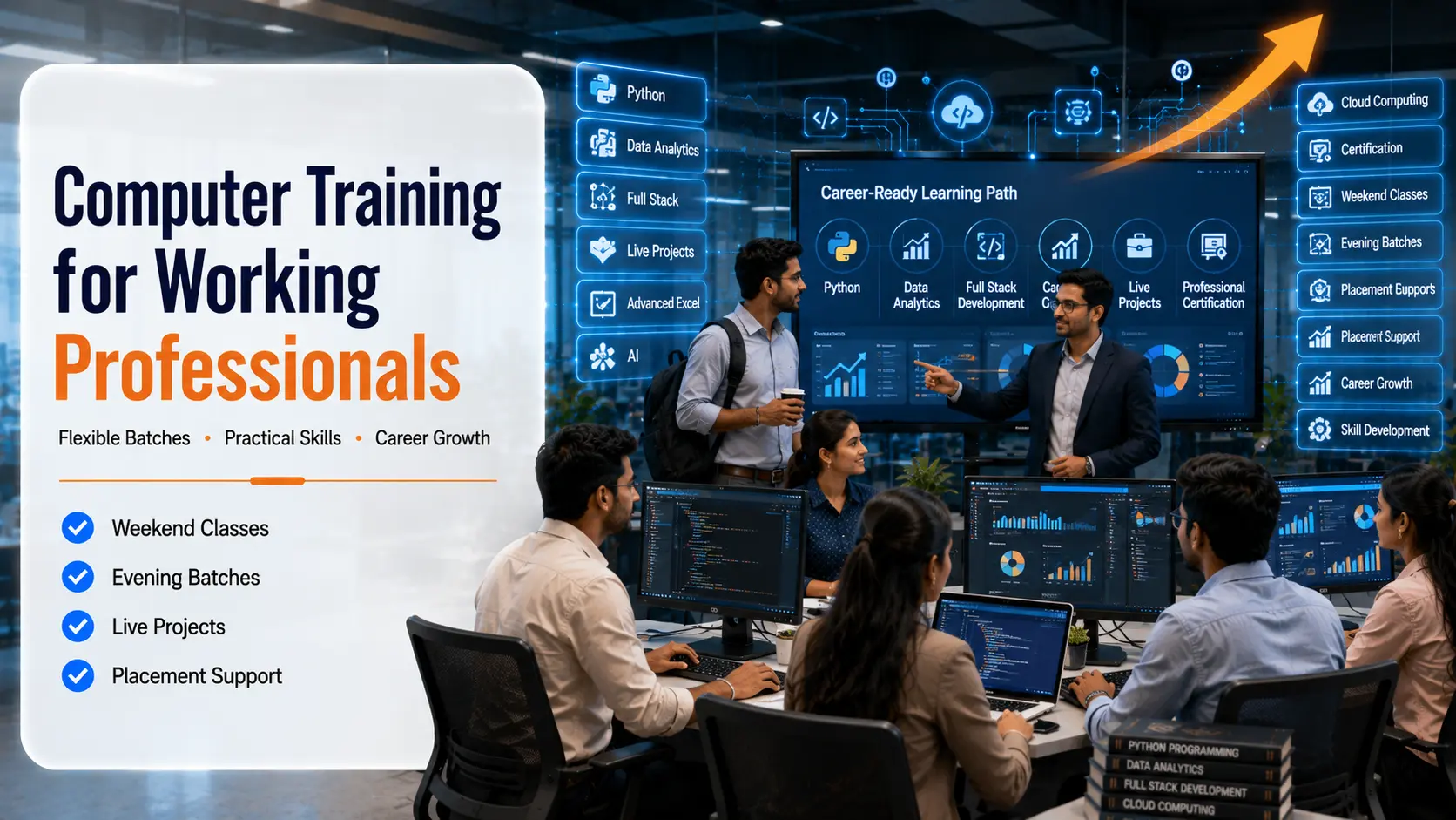 Does Emancipation Offer Computer Training for Working Professionals?