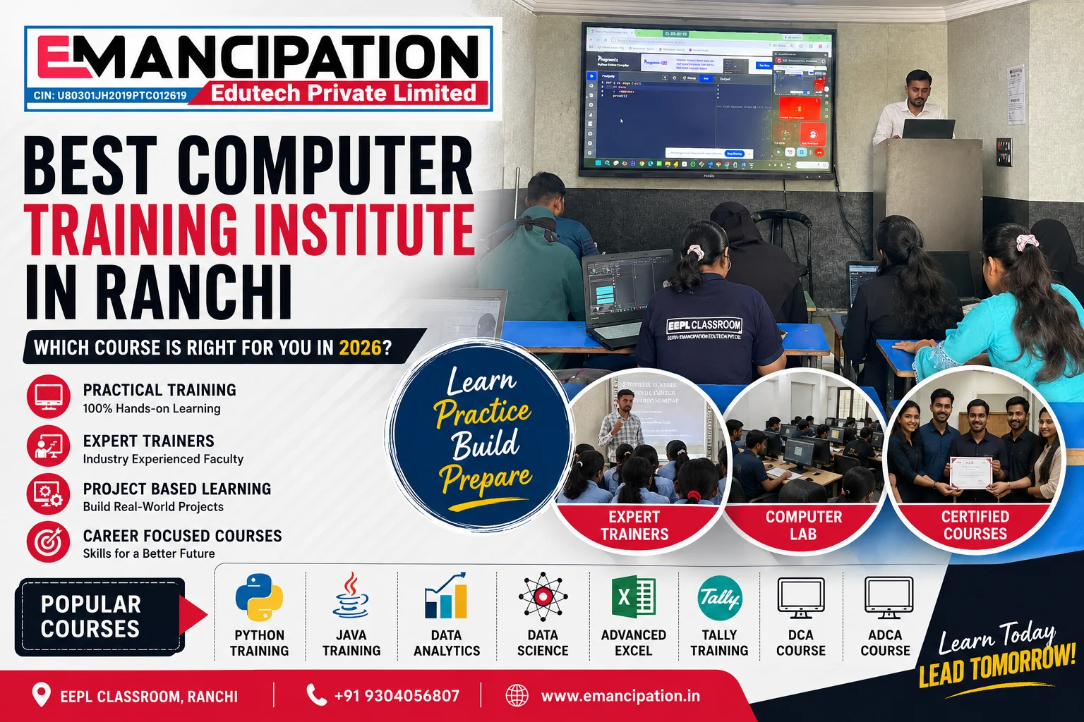 Best Computer Training Institute in Ranchi: Which Course Is Right for You ?