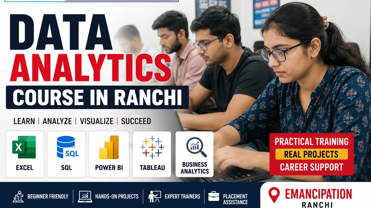 Data Analytics Course in Ranchi | Become a Job-Ready Data Analyst
