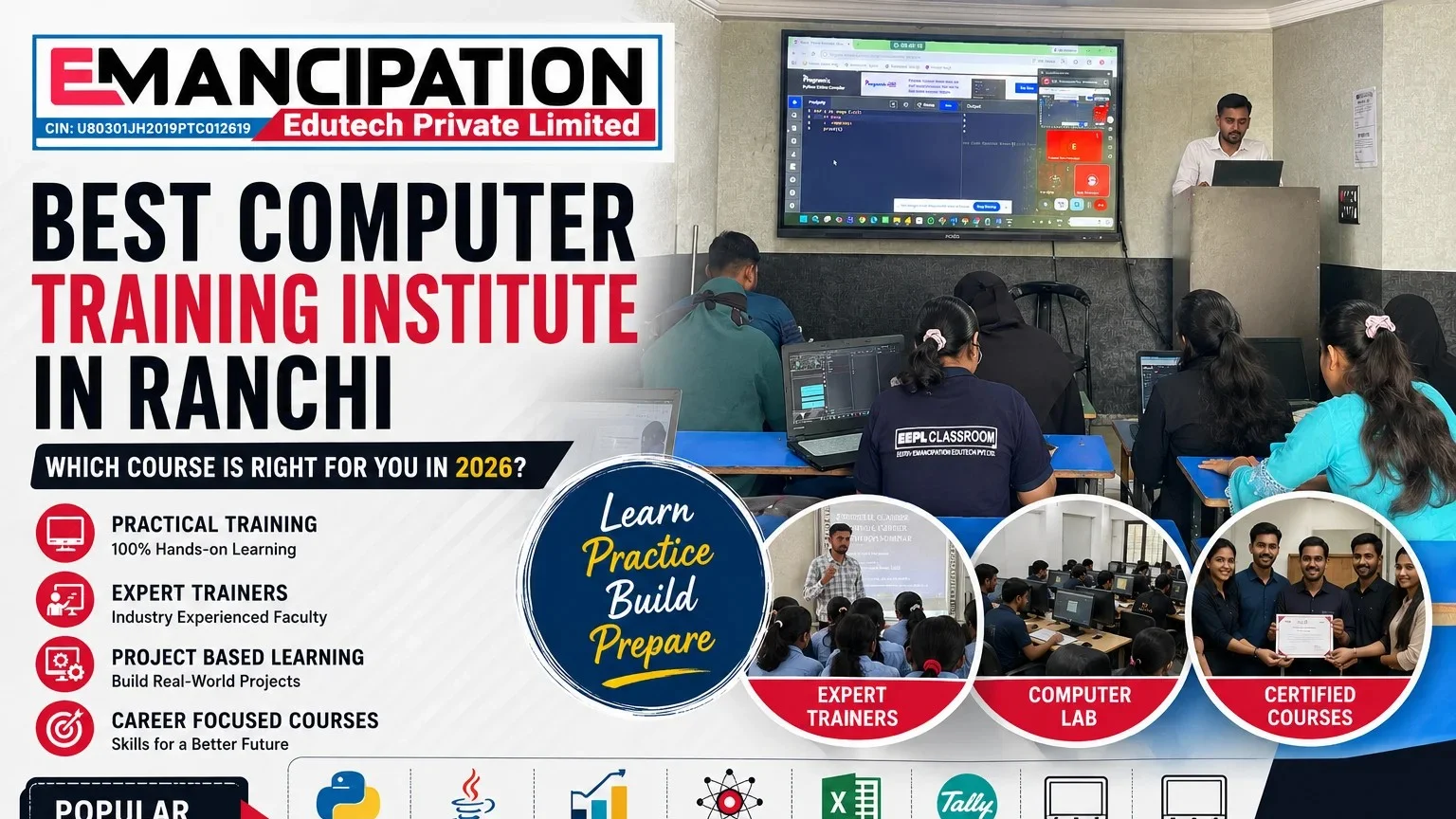Best Computer Training Institute in Ranchi: Which Course Is Right for You ?