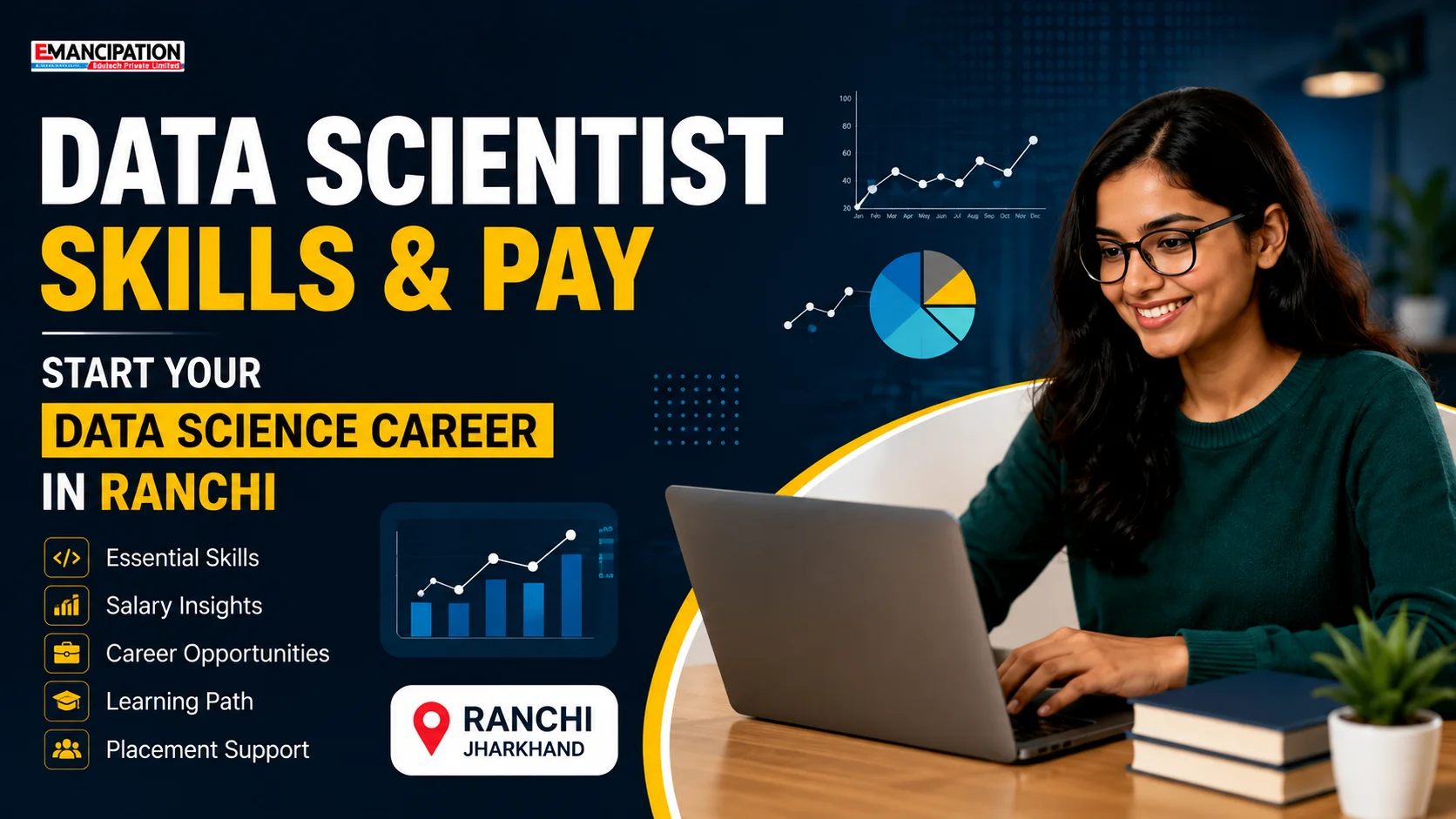 Data Scientist Skills and Pay - Start Your Data Science Career in Ranchi