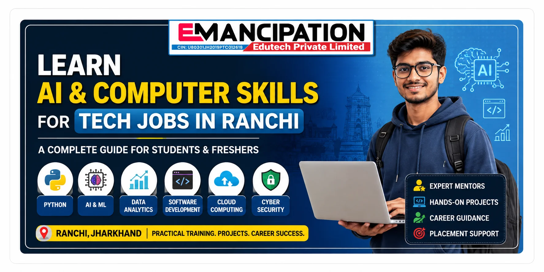 How to learn AI and computer skills: Aim for tech jobs paying ₹2–50 LPA as a fresher