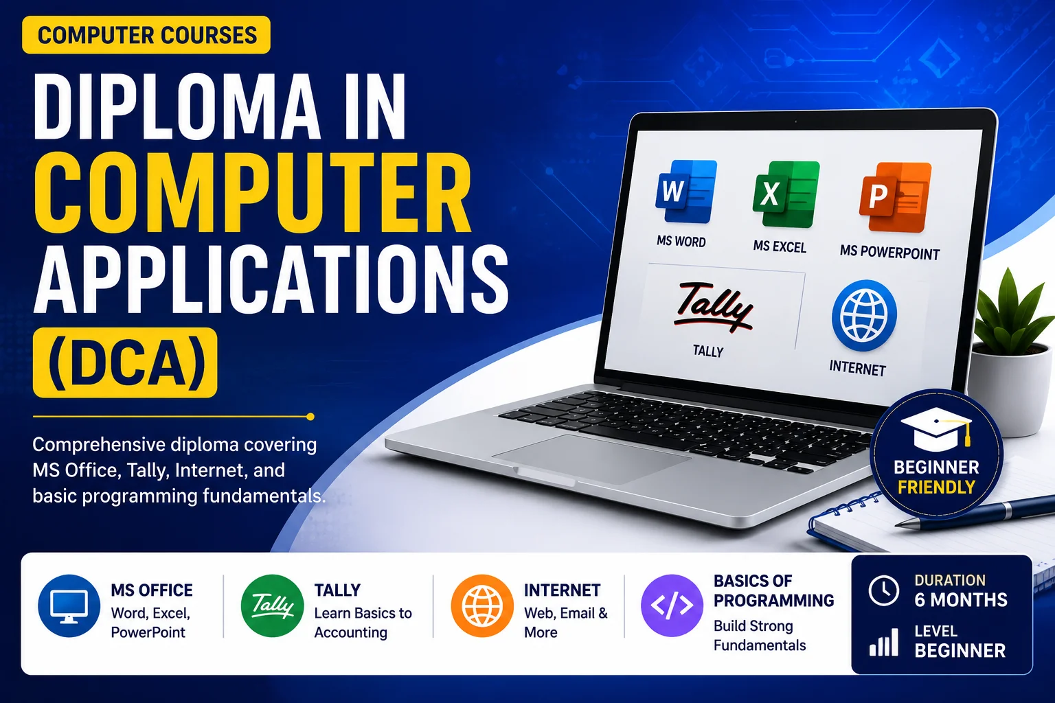 Diploma in Computer Applications (DCA)